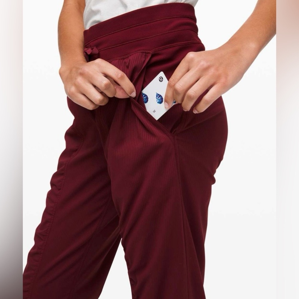Lululemon | Dance Studio Jogger | Deep Rouge‎ | Size 6 - Picture 9 of 12